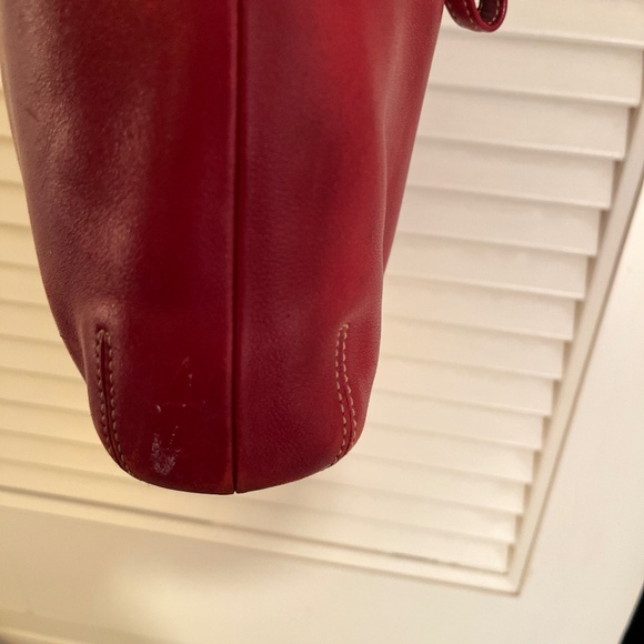 Coach 9326 Red Legacy Slim Duffle Crossbody Bag - Picture 5 of 12
